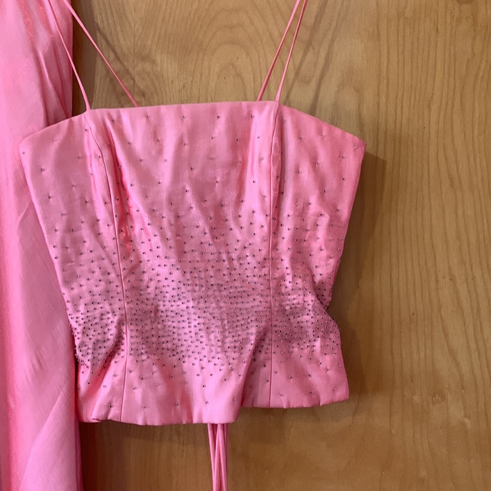 PROM DRESS two piece with shawl - Picture 2 of 7